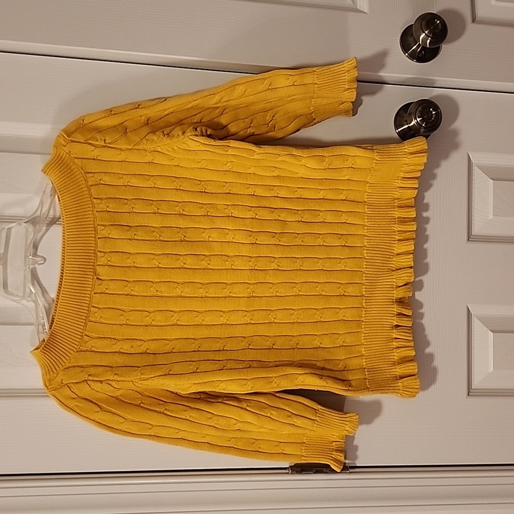 Cable knit sweater